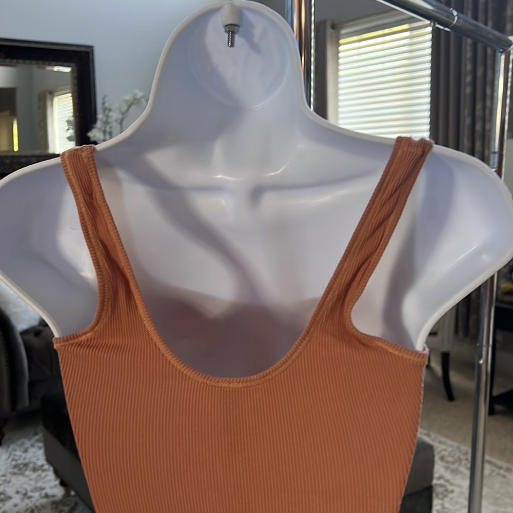 Skims ribbed cotton bodysuit - Picture 7 of 9